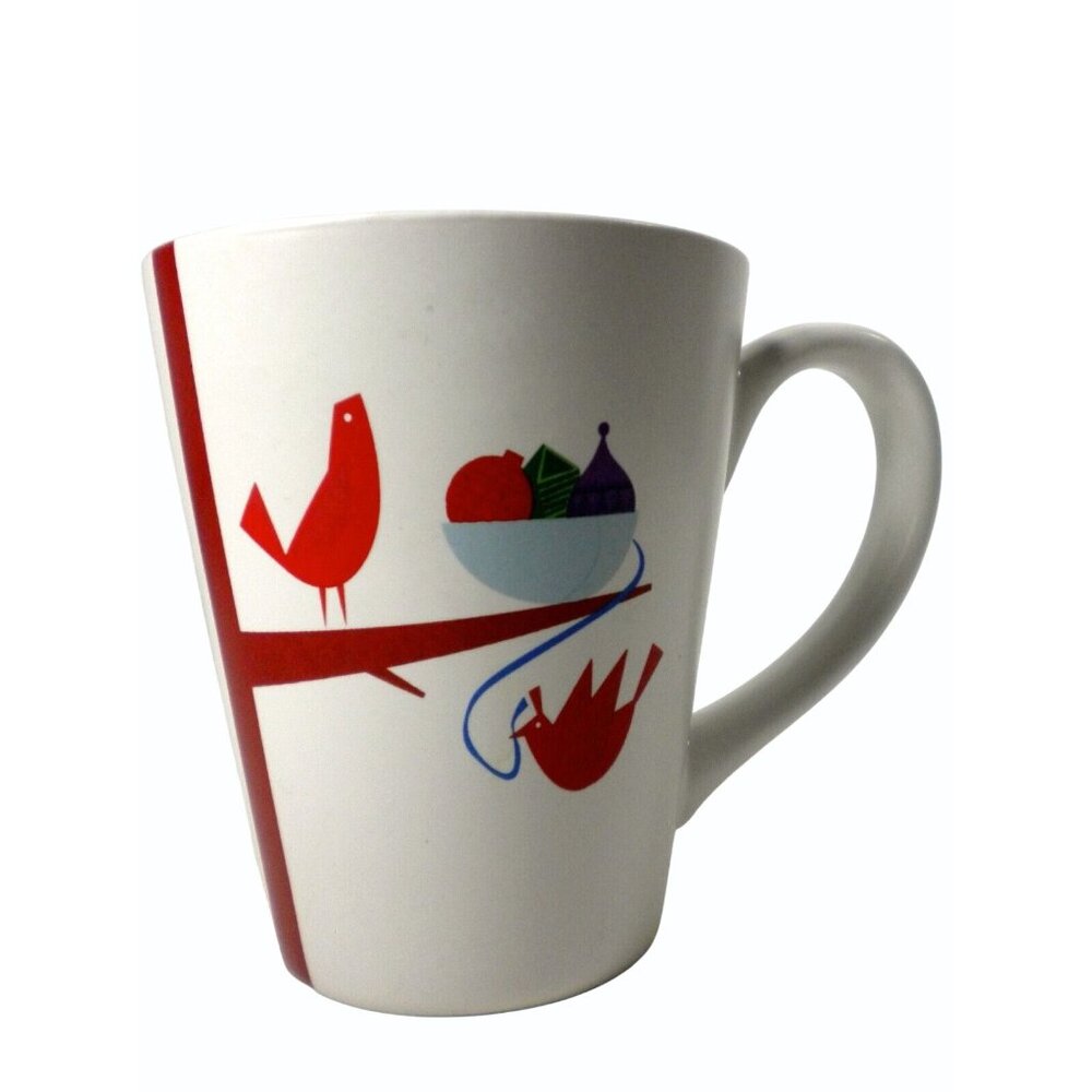 Starbucks 2011 Christmas Holiday Tall Mug Cup Partridge Bird Tree Ornaments